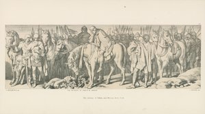 Odwrót Edwina i Morcara z Yorku autorstwa Daniel Maclise