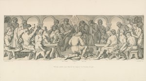 Wilhelm nadaje Haroldowi godność normańskiego rycerza autorstwa Daniel Maclise