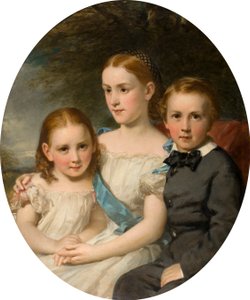 Dzieci Williama Neisha, ok. 1862 (olej na płótnie)