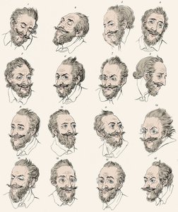 Król Francji Henryk IV (1553-1610) w „”Esejach o fizjonomii, mających na celu propagowanie wiedzy i miłości ludzkości”” John Caspar LAVATER - Grawerowanie wg Daniela Chodowieckiego autorstwa Daniel Nikolaus (after) Chodowiecki