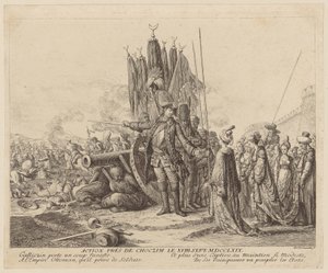 Bitwa pod Choczim 18 września 1769 r. autorstwa Daniel Nikolaus Chodowiecki
