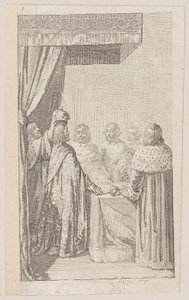Tablica 1 do „Historii państwa prusko-brandenburskiego”, część druga autorstwa Daniel Nikolaus Chodowiecki