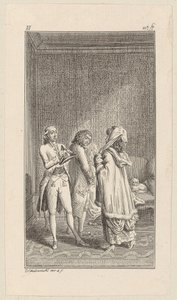 Doktor Flink przed Lady Sophister autorstwa Daniel Nikolaus Chodowiecki
