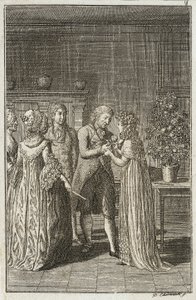 Ilustracja do „Almanachu Beckera na rok 1800” autorstwa Daniel Nikolaus Chodowiecki