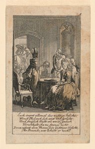 Pompotyczność, ilustracja do "Königl: Grosbrit [anian] kalendarz genealogiczny na rok 1780 Lauenberg autorstwa J.G. Berenberga" autorstwa Daniel Nikolaus Chodowiecki