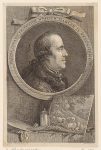 Portret paszy Johanna Friedricha Weitscha autorstwa Daniel Nikolaus Chodowiecki