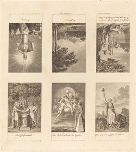 Sześć wielkich wydarzeń z lat 1780-1790 autorstwa Daniel Nikolaus Chodowiecki