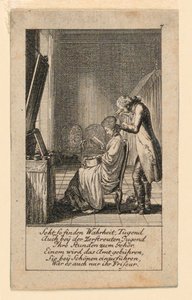 Fryzura, ilustracja do "Königl: Grosbrit [anian] kalendarz genealogiczny na rok 1780 Lauenberg autorstwa J.G. Berenberga" autorstwa Daniel Nikolaus Chodowiecki
