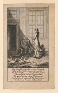 Leniwi i słabi, ilustracja do „Königl: Grosbrit [anian] kalendarz genealogiczny na rok 1780 Lauenberg autorstwa J.G. Berenberga” autorstwa Daniel Nikolaus Chodowiecki