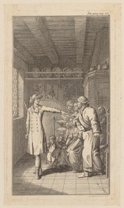 Ilustracja tytułowa do utworu O. Goldsmitha „Vicar of Wakefield” autorstwa Daniel Nikolaus Chodowiecki
