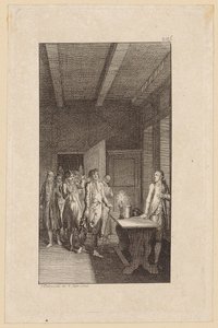 Miedzioryt tytułowy do powieści Westphala „Wilhelm Edelwald” autorstwa Daniel Nikolaus Chodowiecki
