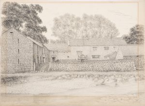 Merton Hall, Appleby, ok. 1916 (węgiel i ołówek na kartonie)