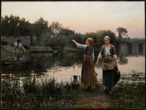 Przewoźnicy wody autorstwa Daniel Ridgway Knight
