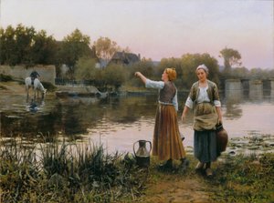 Przewoźnicy wody autorstwa Daniel Ridgway Knight