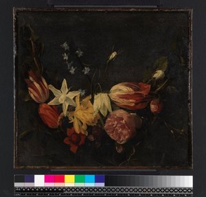 Feston kwiatów, przed 1661
