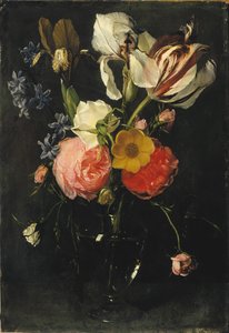 Kwiaty w wazonie. autorstwa Daniel Seghers