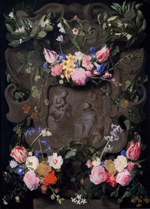 Cud św. Bernarda w wianku z kwiatów, 1645-1655