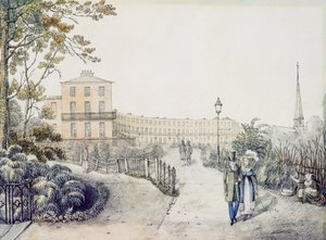 Półksiężyc, Cheltenham, 1821 autorstwa Daniel Thomas Egerton