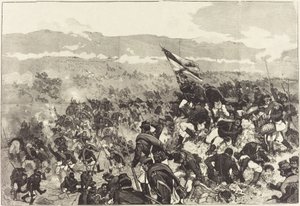 Bitwa pod Plewną. 30 lipca, Atak na wzgórza..., 18831890. autorstwa Daniel Urrabieta Vierge