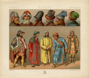 Sukienka rosyjska, 1880 autorstwa Daniel Urrabieta Vierge