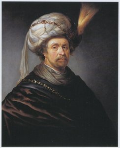Daniel de Koninck - mężczyzna w turbanie autorstwa Daniël de Koninck