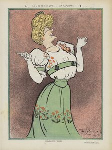 Charlotte Wiehe, duńska aktorka. Ilustracja do Le Rire