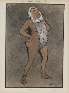 Francuski aktor Benoit-Constant Coquelin w Scarron w Theatre de la Gaite. Ilustracja do Le Rire autorstwa Daniel de Losques