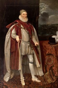 Lord Howard z Effingham, XVII wiek autorstwa Daniel Mytens