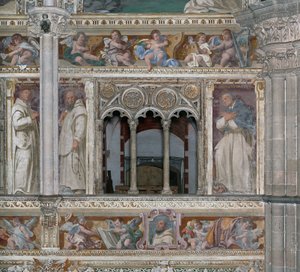 Święci (fresk) autorstwa Daniele Crespi