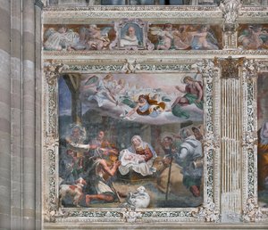 Adoracja pasterzy autorstwa Daniele Crespi