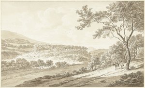 Widok Palestriny widziany z Willi Adriana