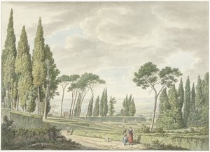 Widok na tarasy Villa d
