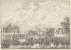 Przybycie uzbrojonych obywateli Amsterdamu do Muiden, 1787