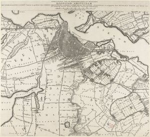 Mapa Amsterdamu i okolic autorstwa Daniël Stopendael