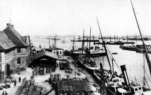 Port w Kopenhadze, ok.1880