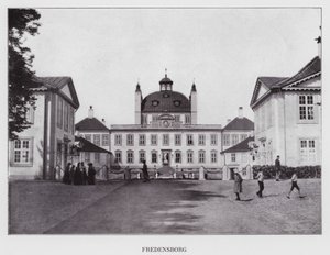 Kjobenhavn / Kopenhaga: Fredensborg (zdjęcie czarno-białe)