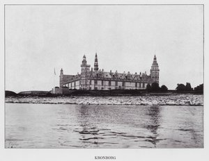 Kjobenhavn / Kopenhaga: Kronborg (zdjęcie czarno-białe)