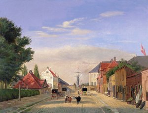 Scena uliczna autorstwa Danish School