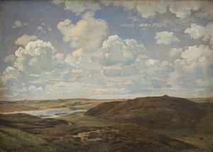 Krajobraz, Tørring, Jutlandia autorstwa Dankvart Dreyer
