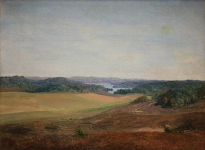 Krajobraz w pobliżu Silkeborg, Jutlandia