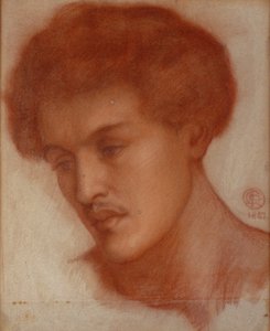Augustus Howell, 1867 (czerwona kreda na papierze)