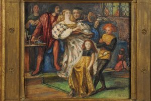 Borgia, 1851-59 (wc na papierze) autorstwa Dante Gabriel Charles Rossetti