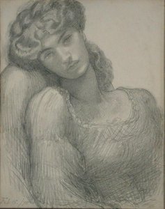 Pani Morris (1839-1914) autorstwa Dante Gabriel Charles Rossetti