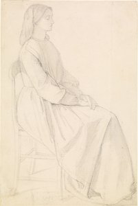 Portret Elizabeth Siddal autorstwa Dante Gabriel Charles Rossetti