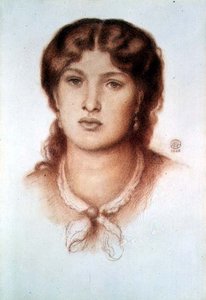 Portret Fanny Cornforth, 1868 autorstwa Dante Gabriel Charles Rossetti
