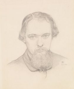 Autoportret autorstwa Dante Gabriel Charles Rossetti