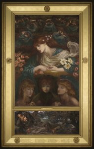 Błogosławiony Damozel, 1875-78 autorstwa Dante Gabriel Charles Rossetti