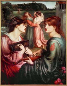 Łąka Bower (obraz na płótnie) autorstwa Dante Gabriel Charles Rossetti