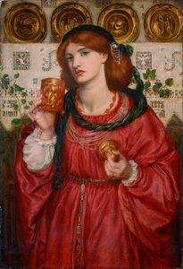 Kochający Puchar, 1867 autorstwa Dante Gabriel Charles Rossetti
