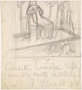 Powrót Tibullusa do Delii - studium postaci Delii autorstwa Dante Gabriel Charles Rossetti